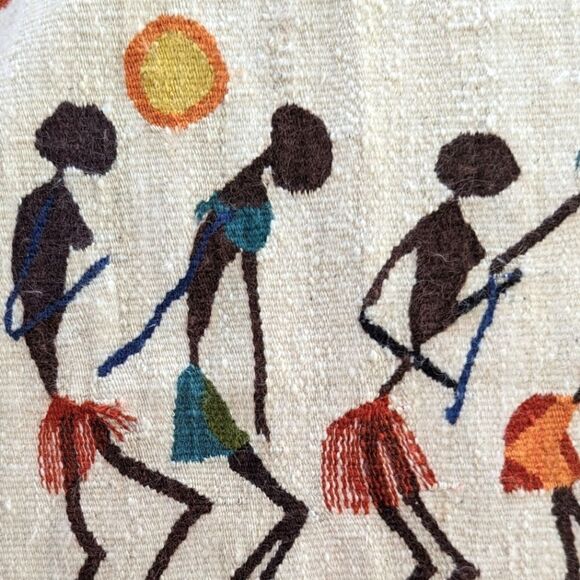 Handwoven African Wall Hanging - Picture 1 of 6